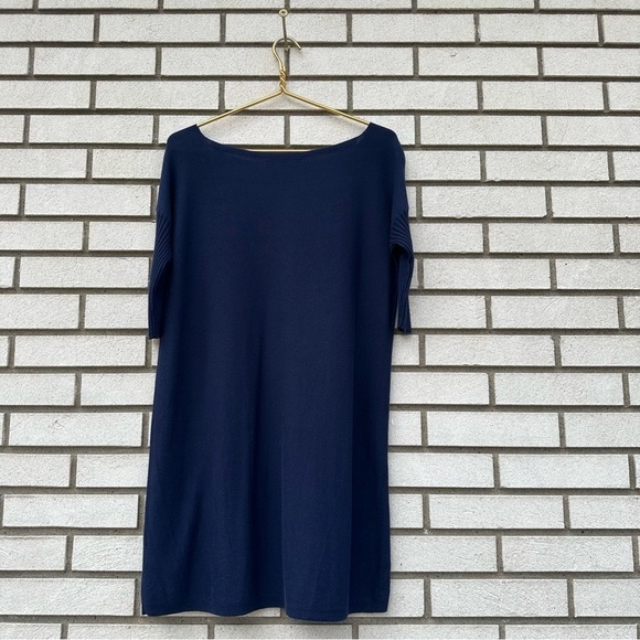 Peruvian Connection Rebelle Tunic Knit Sweater Ink Blue - Picture 6 of 8